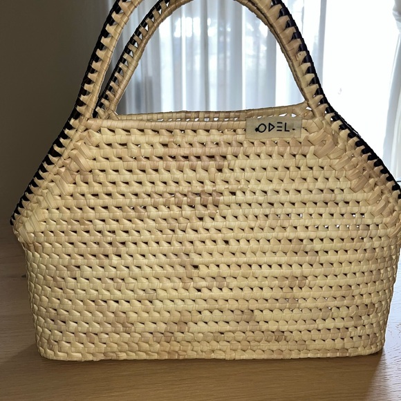 Odel Handbags - Handwoven Rattan Tote - made in Sri Lanka